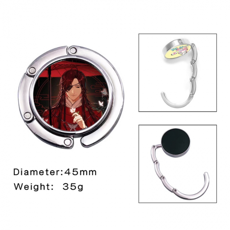 Heavenly Official Blessing Anime folding bag hanger table edge bag hook 45mm
