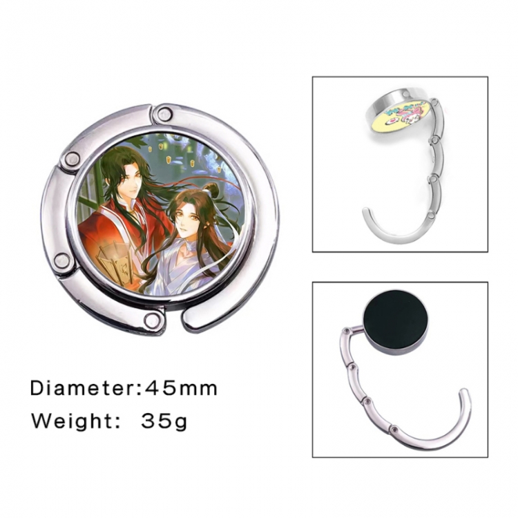 Heavenly Official Blessing Anime folding bag hanger table edge bag hook 45mm