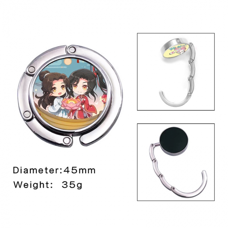 Heavenly Official Blessing Anime folding bag hanger table edge bag hook 45mm