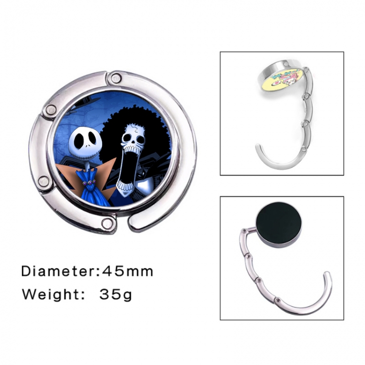 The Nightmare Before Christmas Anime folding bag hanger table edge bag hook 45mm