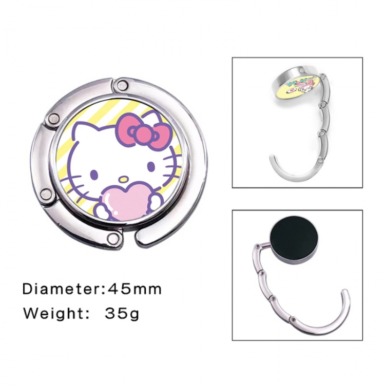 sanrio Anime folding bag hanger table edge bag hook 45mm