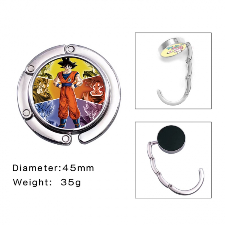 DRAGON BALL Anime folding bag hanger table edge bag hook 45mm