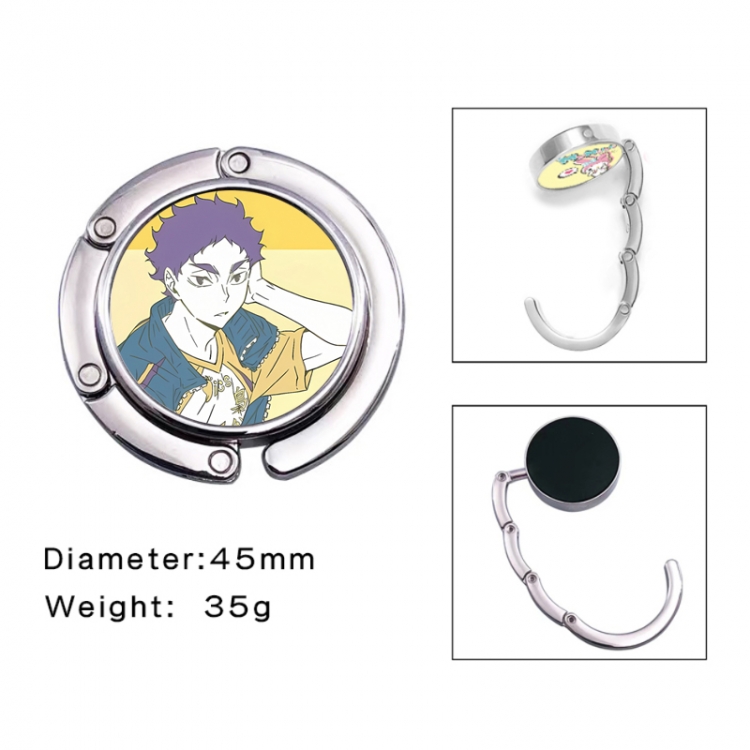 Haikyuu!! Anime folding bag hanger table edge bag hook 45mm