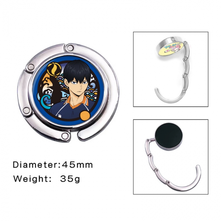 Haikyuu!! Anime folding bag hanger table edge bag hook 45mm