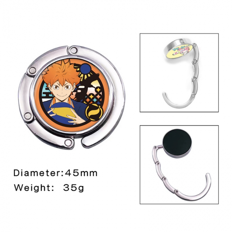 Haikyuu!! Anime folding bag hanger table edge bag hook 45mm