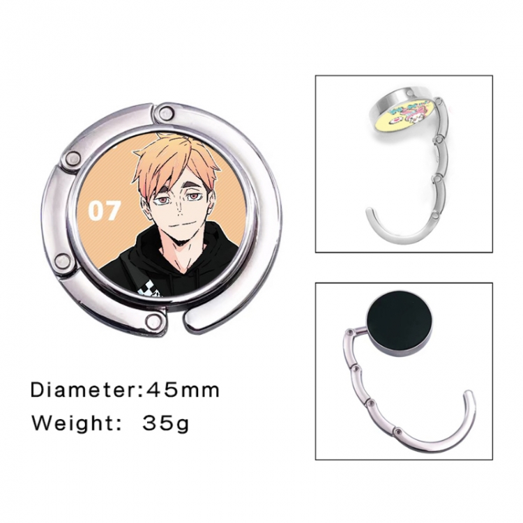 Haikyuu!! Anime folding bag hanger table edge bag hook 45mm