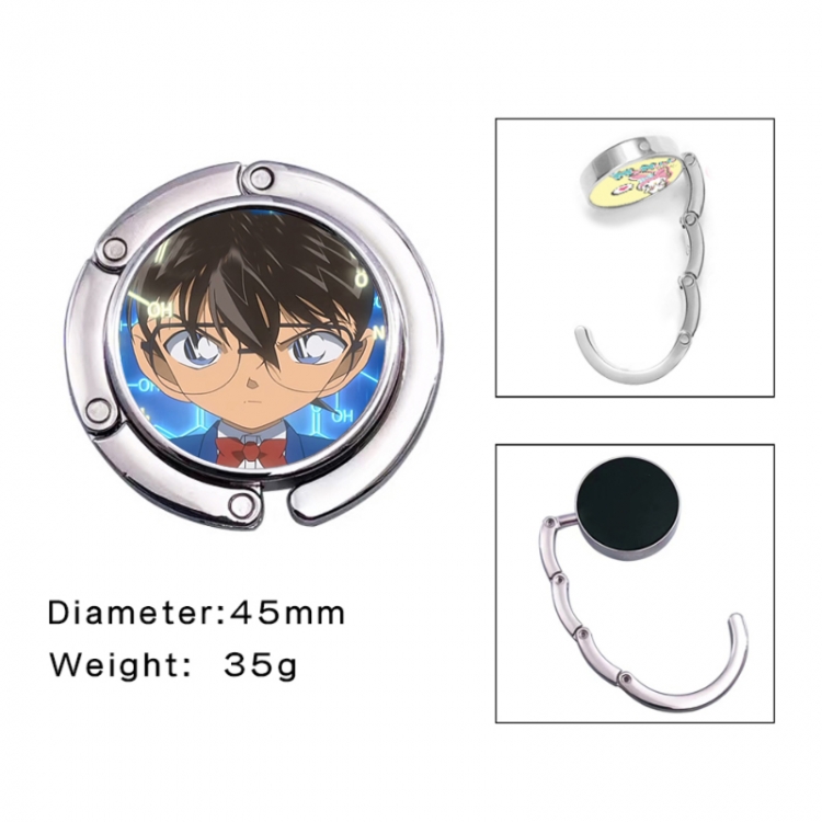 Detective conan Anime folding bag hanger table edge bag hook 45mm