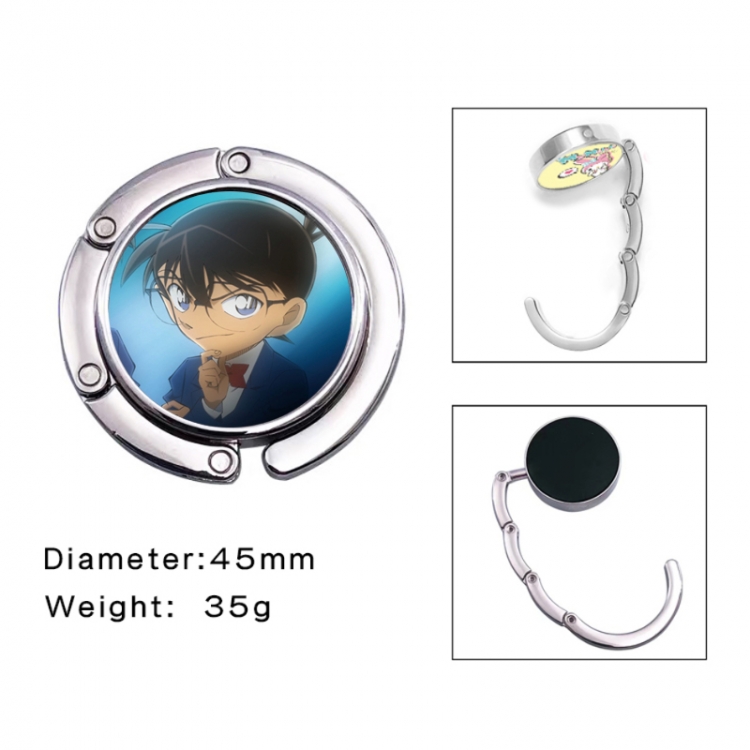 Detective conan Anime folding bag hanger table edge bag hook 45mm