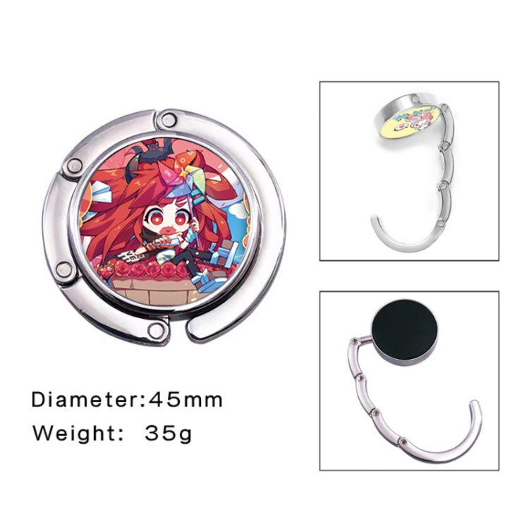 AOTU Anime folding bag hanger table edge bag hook 45mm
