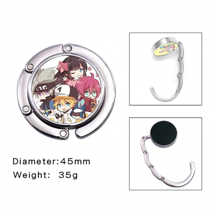 AOTU Anime folding bag hanger table edge bag hook 45mm