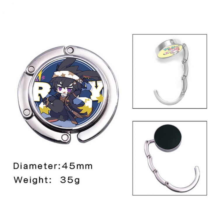 AOTU Anime folding bag hanger table edge bag hook 45mm