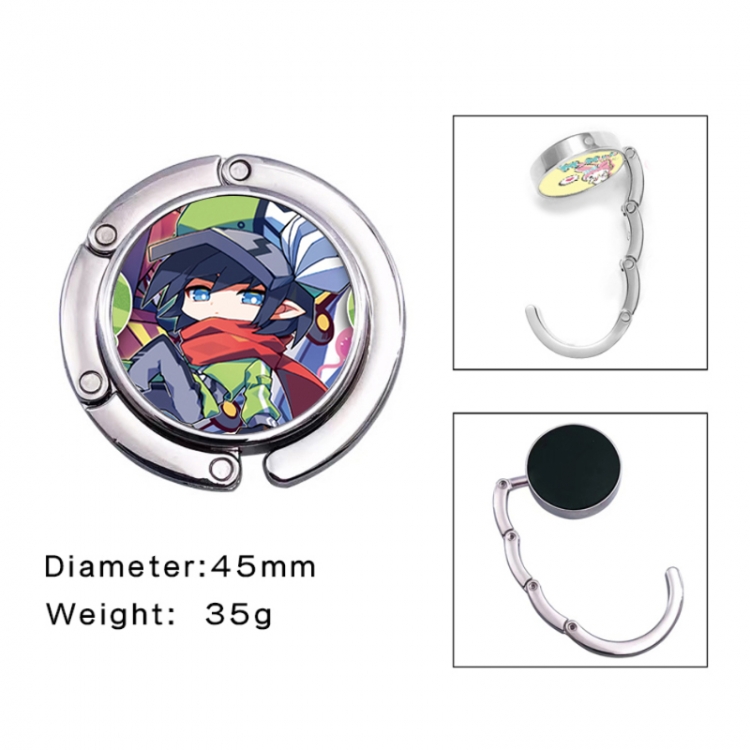 AOTU Anime folding bag hanger table edge bag hook 45mm