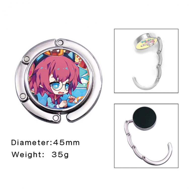 AOTU Anime folding bag hanger table edge bag hook 45mm