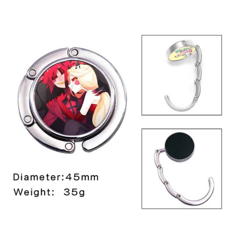 Hazbin Hotel Anime folding bag hanger table edge bag hook 45mm