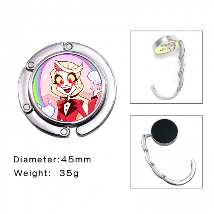 Hazbin Hotel Anime folding bag hanger table edge bag hook 45mm