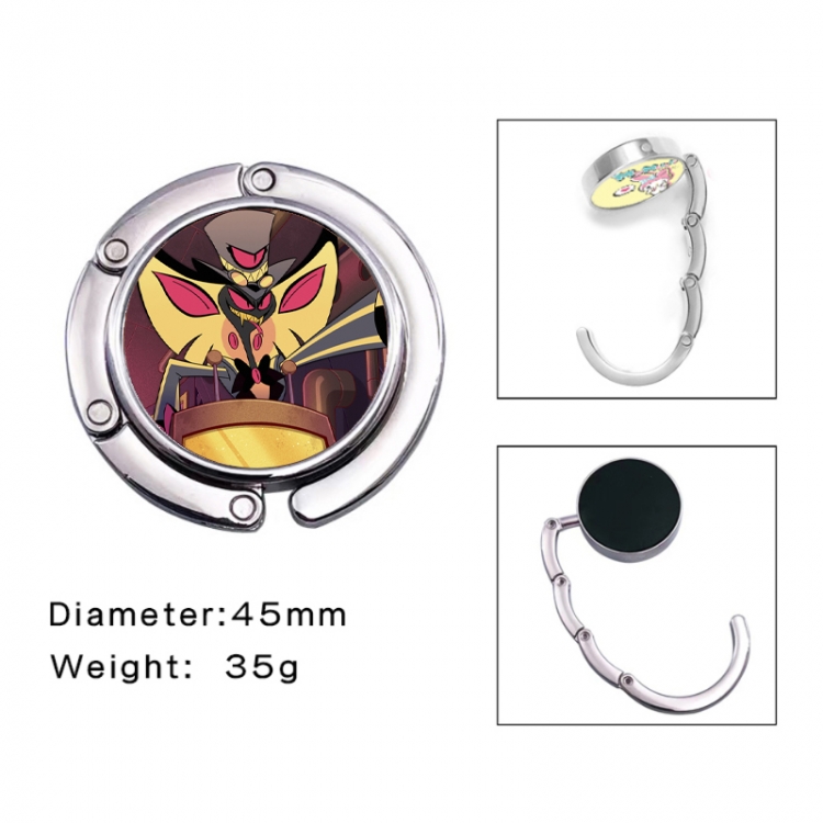 Hazbin Hotel Anime folding bag hanger table edge bag hook 45mm