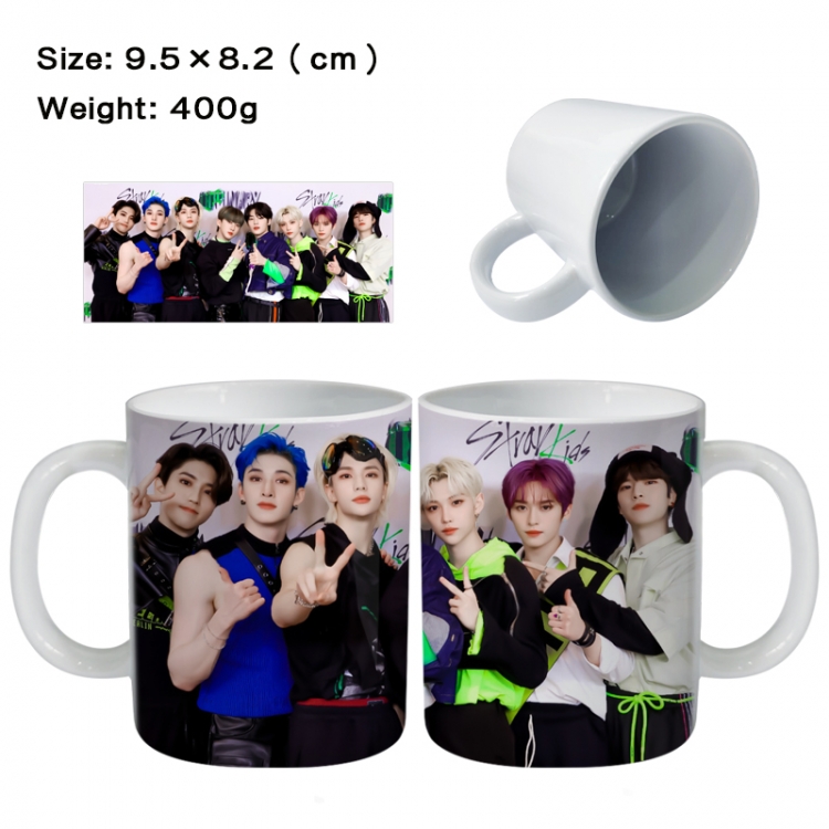 straykids Anime peripheral ceramic cup tea cup drinking cup 9.5X8.2cm