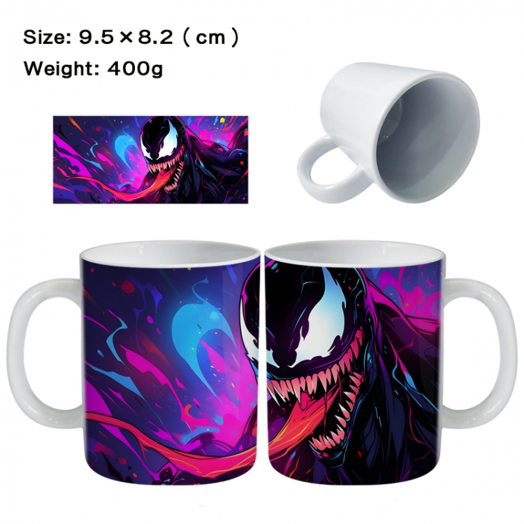 venom Anime peripheral ceramic cup tea cup drinking cup 9.5X8.2cm