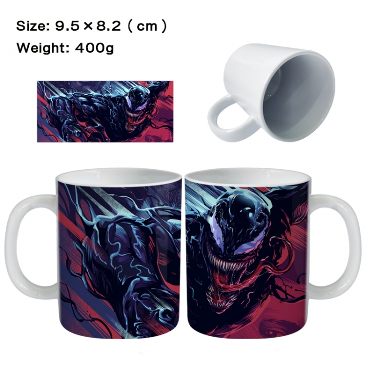 venom Anime peripheral ceramic cup tea cup drinking cup 9.5X8.2cm