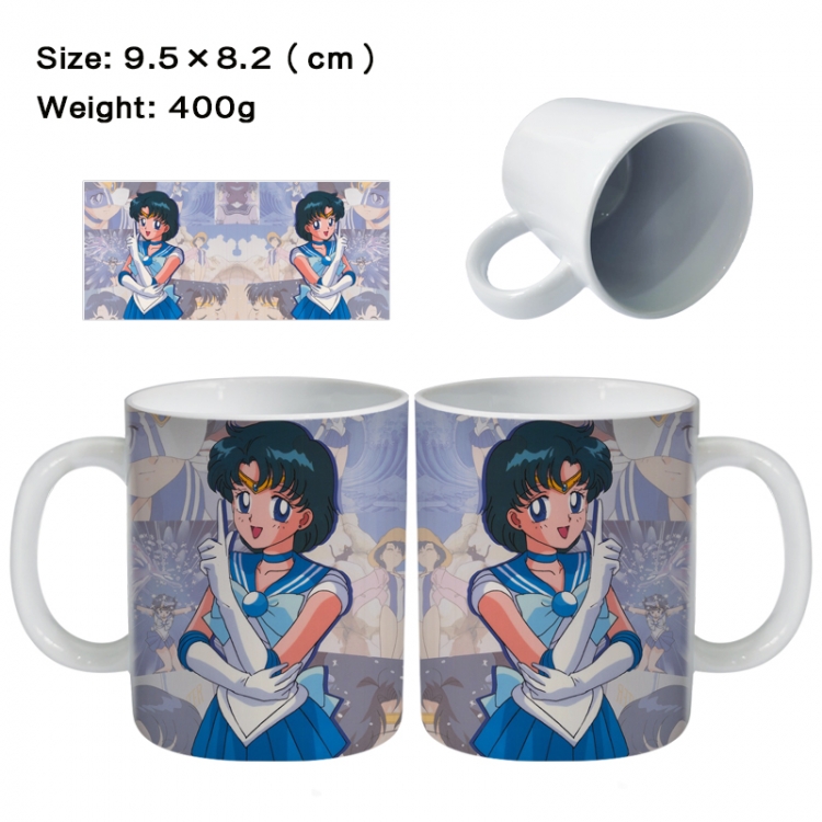 sailormoon Anime peripheral ceramic cup tea cup drinking cup 9.5X8.2cm