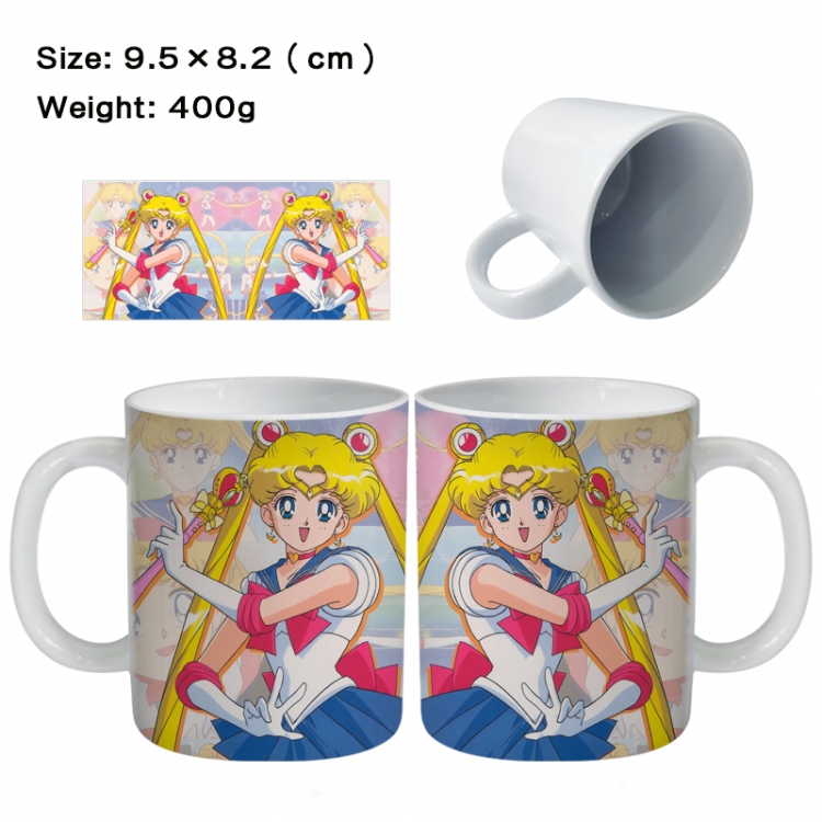 sailormoon Anime peripheral ceramic cup tea cup drinking cup 9.5X8.2cm