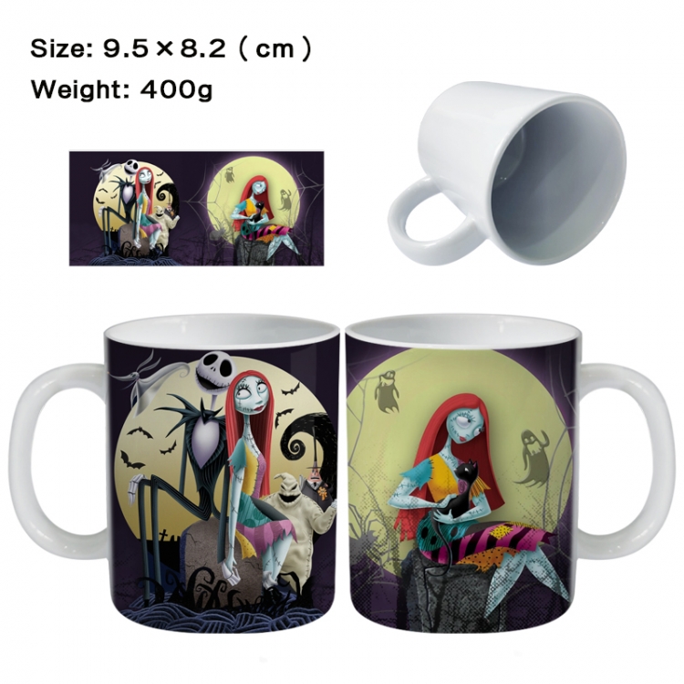 The Nightmare Before Christmas Anime peripheral ceramic cup tea cup drinking cup 9.5X8.2cm