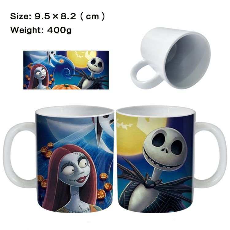 The Nightmare Before Christmas Anime peripheral ceramic cup tea cup drinking cup 9.5X8.2cm
