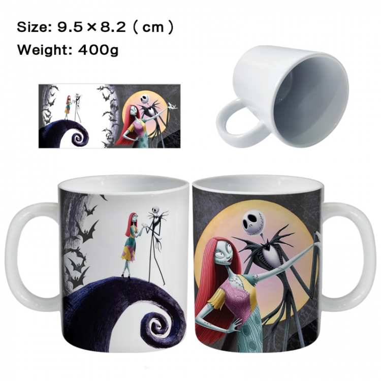 The Nightmare Before Christmas Anime peripheral ceramic cup tea cup drinking cup 9.5X8.2cm