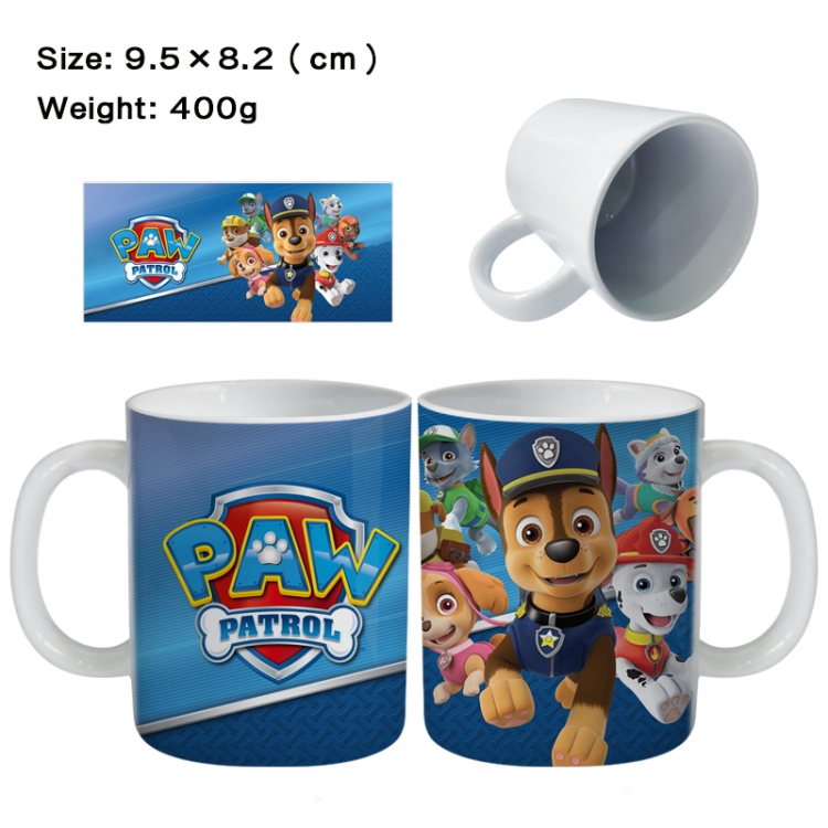 PAW Patrol Anime peripheral ceramic cup tea cup drinking cup 9.5X8.2cm
