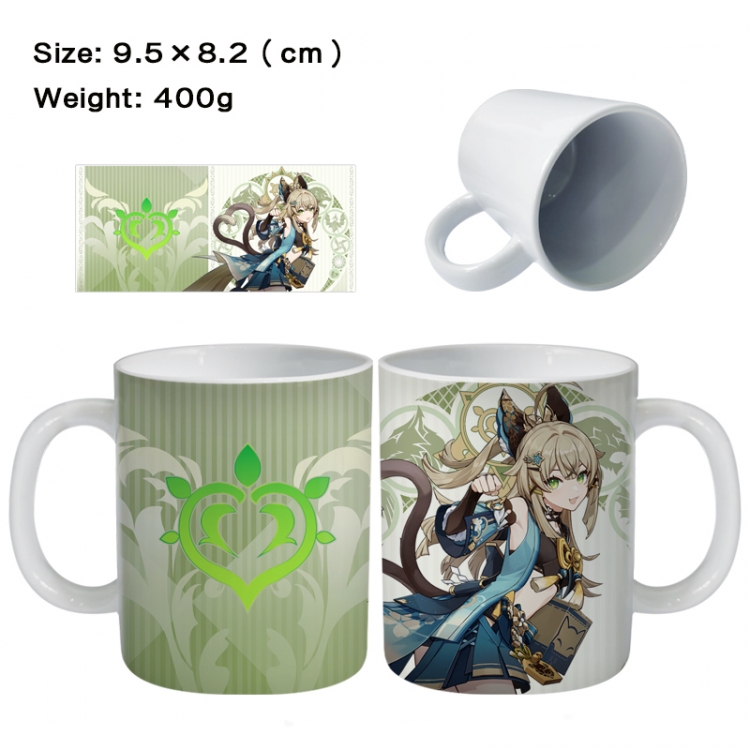 Genshin Impact Anime peripheral ceramic cup tea cup drinking cup 9.5X8.2cm