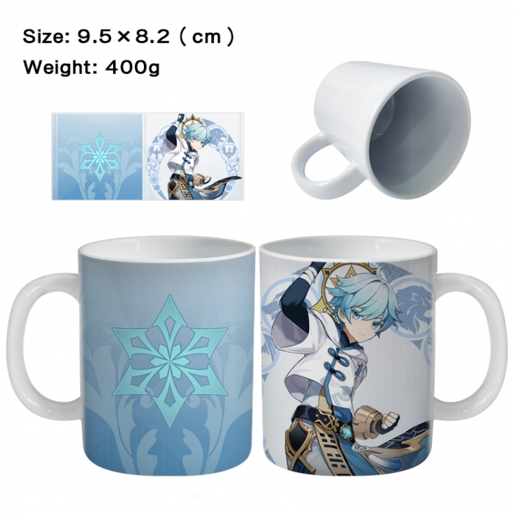 Genshin Impact Anime peripheral ceramic cup tea cup drinking cup 9.5X8.2cm