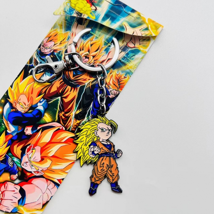 DRAGON BALL Anime peripheral large colored character keychain  price for 5 pcs