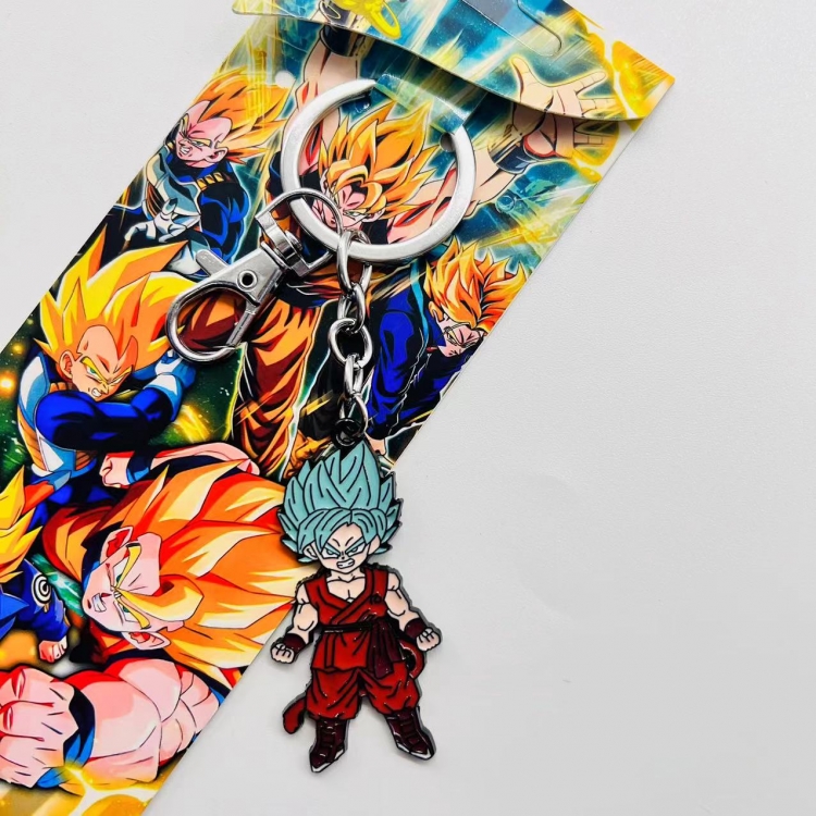 DRAGON BALL Anime peripheral large colored character keychain  price for 5 pcs