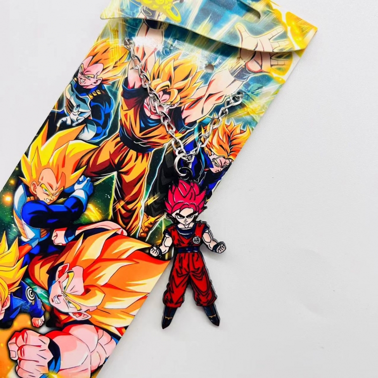 DRAGON BALL Anime Surrounding Large Colored Character Necklace Pendant price for 5 pcs