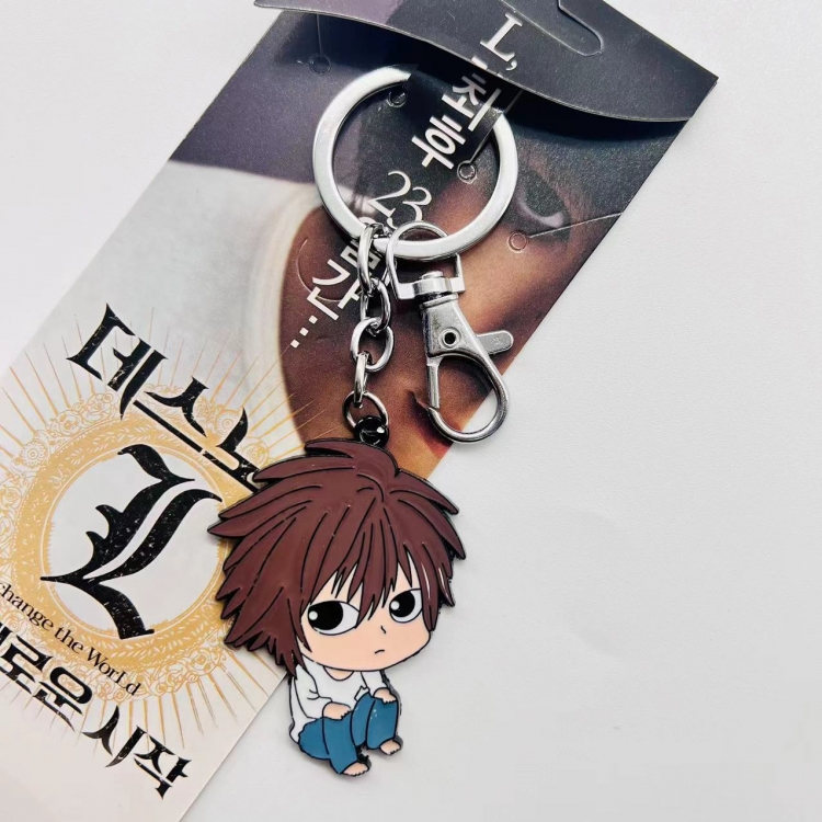 Death note Anime peripheral large colored character keychain  price for 5 pcs