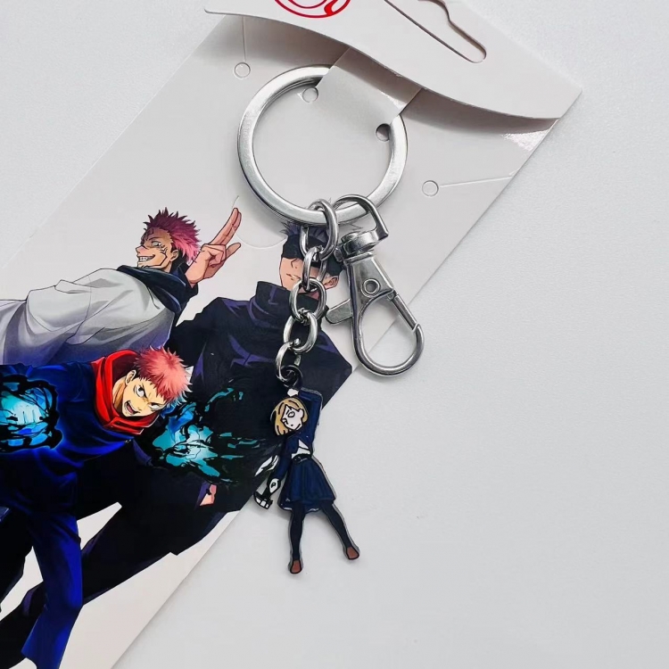 Jujutsu Kaisen Anime peripheral small colored character keychain price for 5 pcs