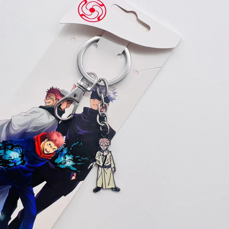 Jujutsu Kaisen Anime peripheral small colored character keychain price for 5 pcs