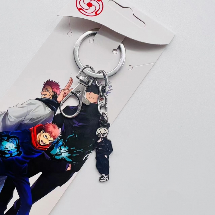 Jujutsu Kaisen Anime peripheral small colored character keychain price for 5 pcs