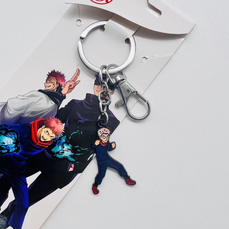 Jujutsu Kaisen Anime peripheral small colored character keychain price for 5 pcs