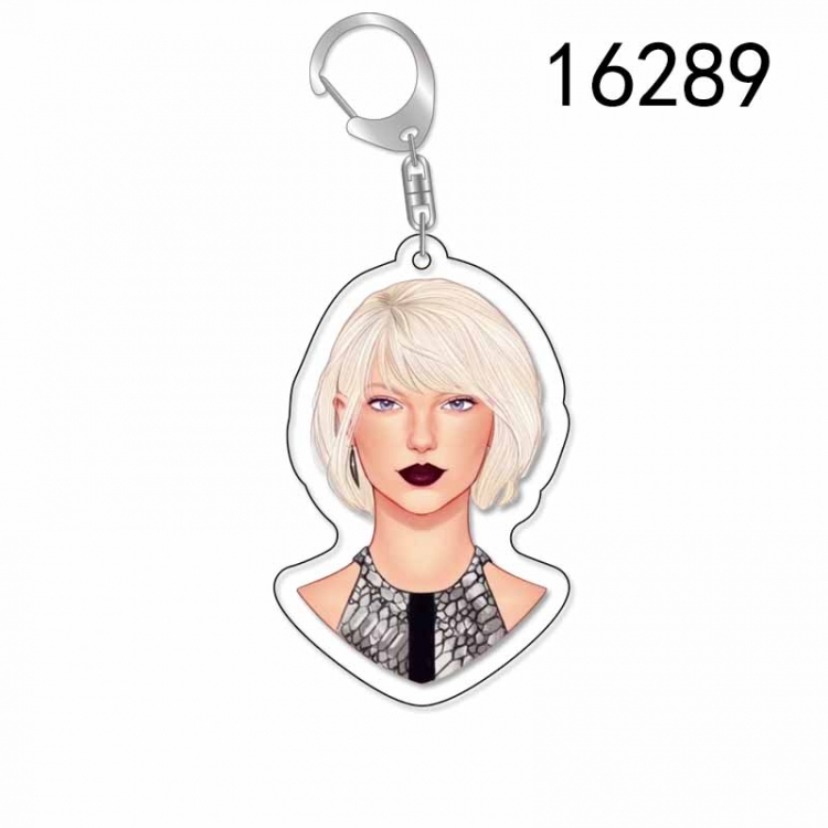 Taylor Swift Anime Acrylic Keychain Charm price for 5 pcs
