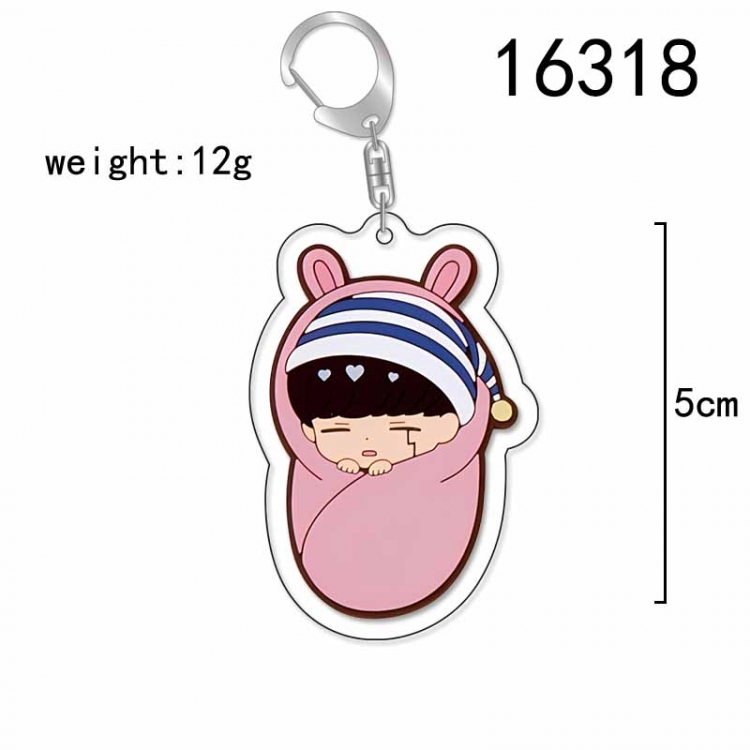 Mashle: Magic and Muscles Anime Acrylic Keychain Charm price for 5 pcs