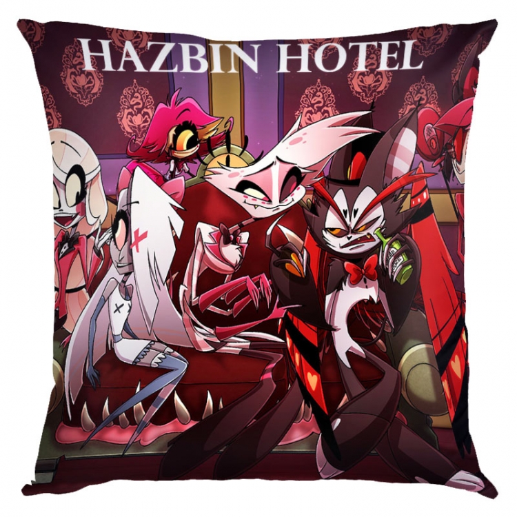 Hazbin Hotel Anime square full-color pillow cushion 45X45CM NO FILLING 