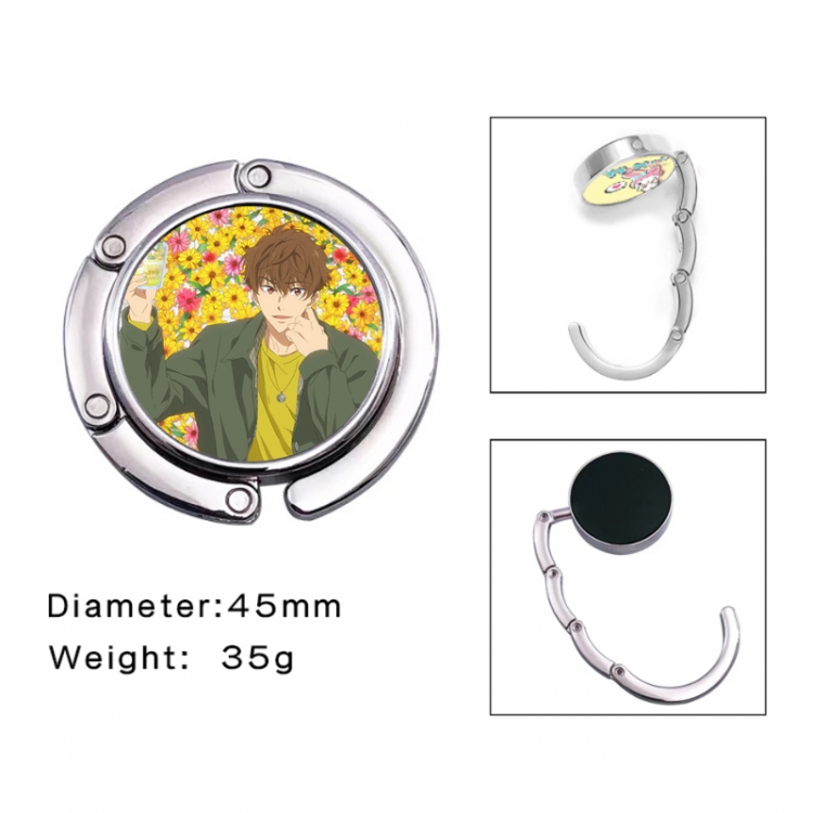 Free! Anime folding bag hanger table edge bag hook 45mm