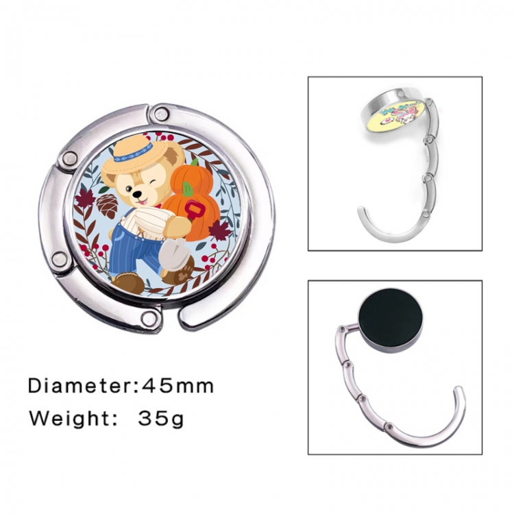 Disney Anime folding bag hanger table edge bag hook 45mm