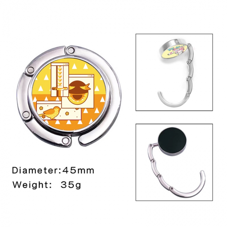 Demon Slayer Kimets Anime folding bag hanger table edge bag hook 45mm