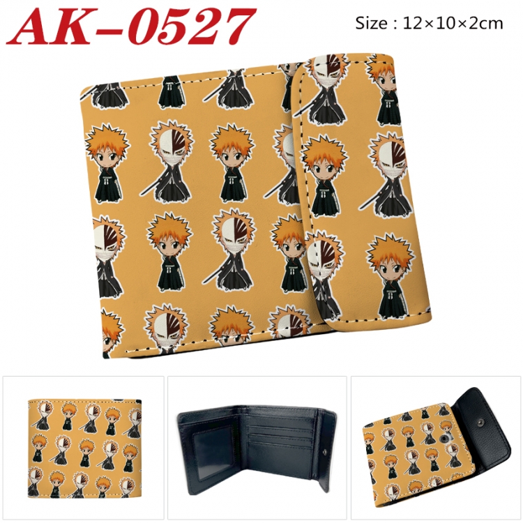 Bleach Anime PU leather full color buckle 20% off wallet 12X10X2CM AK-0527