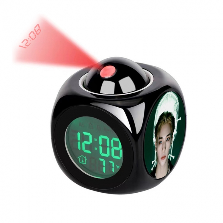 straykids Anime projection alarm clock electronic clock 8x8x10cm