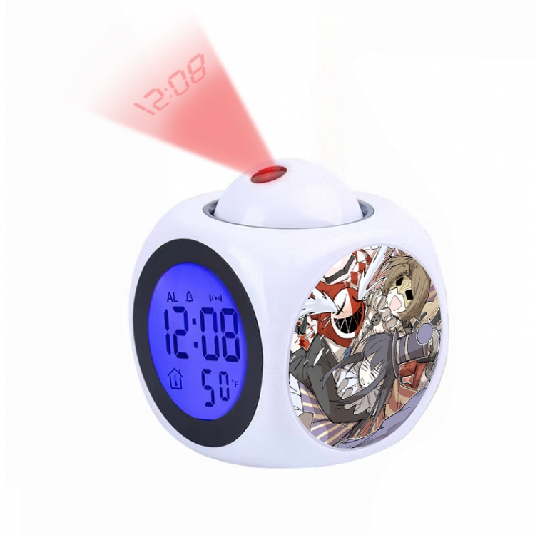 Library Of Ruina Anime projection alarm clock electronic clock 8x8x10cm