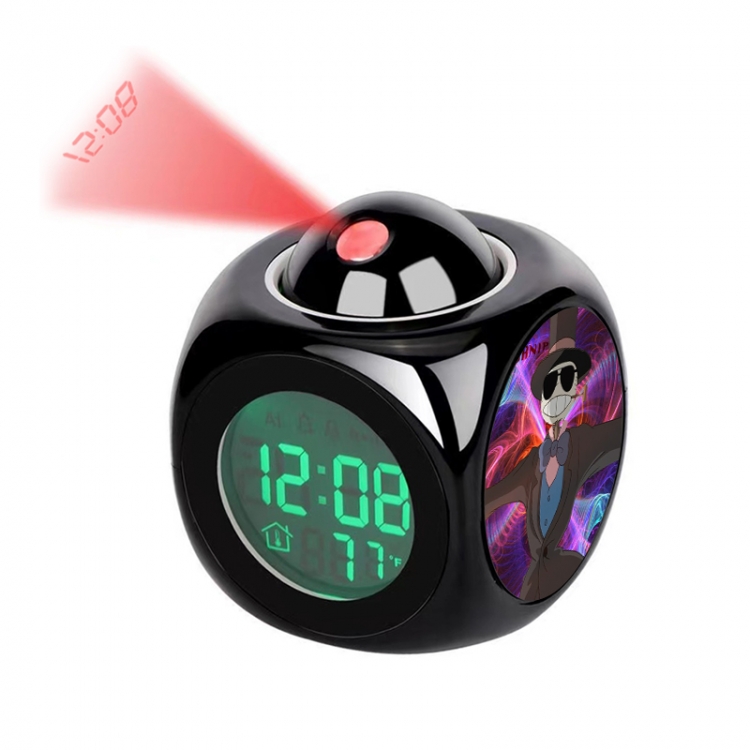 Hauru no ugoku shiro Anime projection alarm clock electronic clock 8x8x10cm