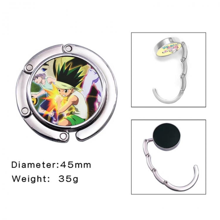 HunterXHunter Anime folding bag hanger table edge bag hook 45mm